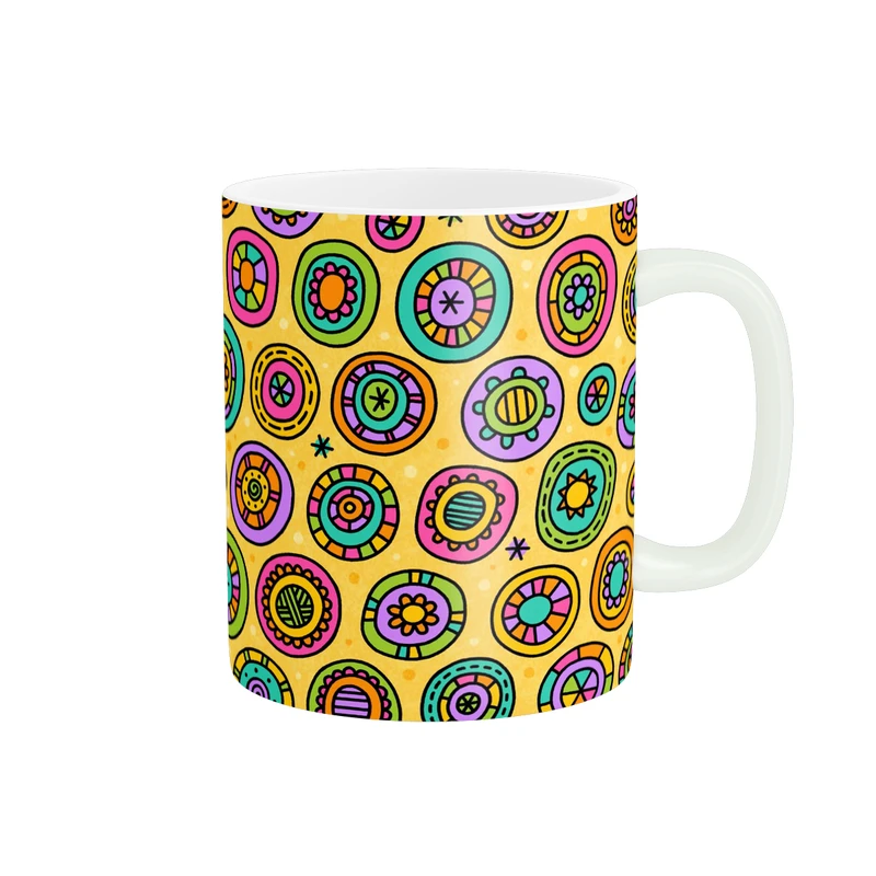 ماگ پاد آفرین طرح نقاشی کد 2838