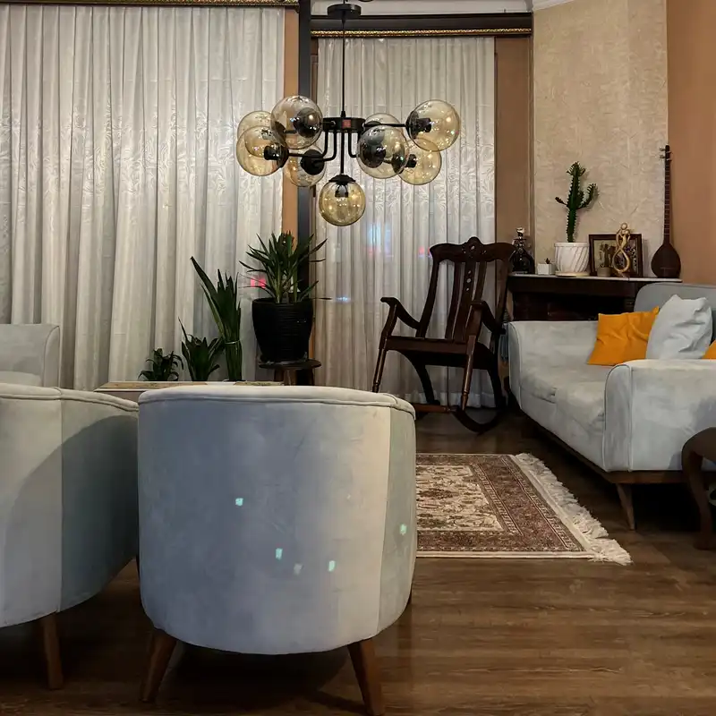 لوستر 9 شعله نورهام مدل مولکولی نوریس