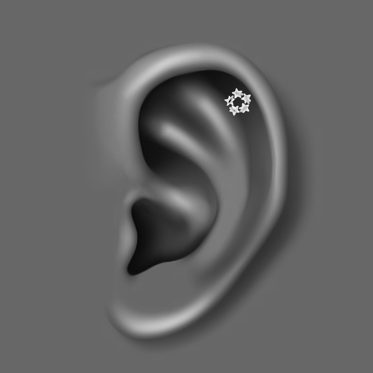 پیرسینگ گوش زنانه اقلیمه مدل HS146 پیرسینگ گوش زنانه اقلیمه مدل HS146