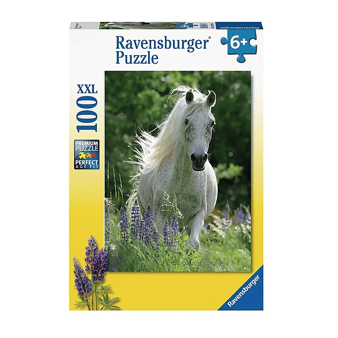 پازل 100 تکه راونزبرگر مدل Horse in Flower کد 12927 مناسب برای 6 سال به بالا