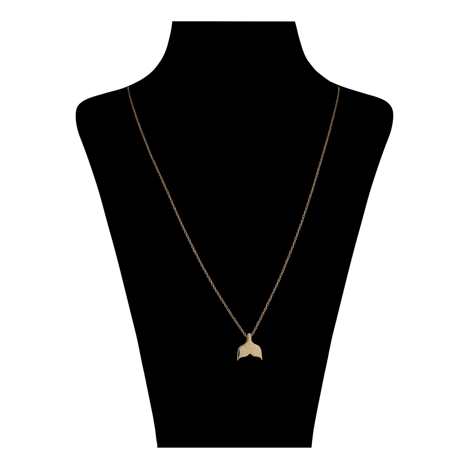 گردنبند طلا 18 عیار زنانه مایا ماهک مدل MM1832 طرح دم وال -  - 1