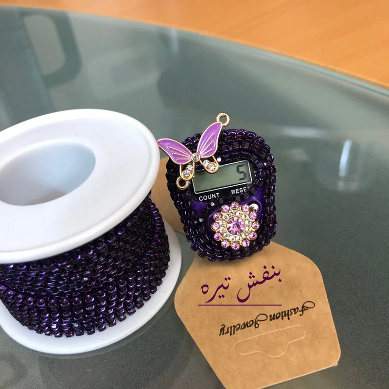 عکس شماره 14 : صلوات شمار مدل نگین دار کد r88