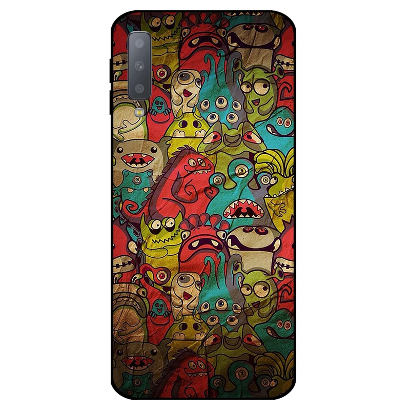 کاور مگافون کد 0101 مناسب برای گوشی موبایل سامسونگ Galaxy A7 2018 / A750