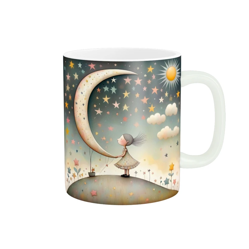 ماگ پاد آفرین طرح دخترک کد 3920