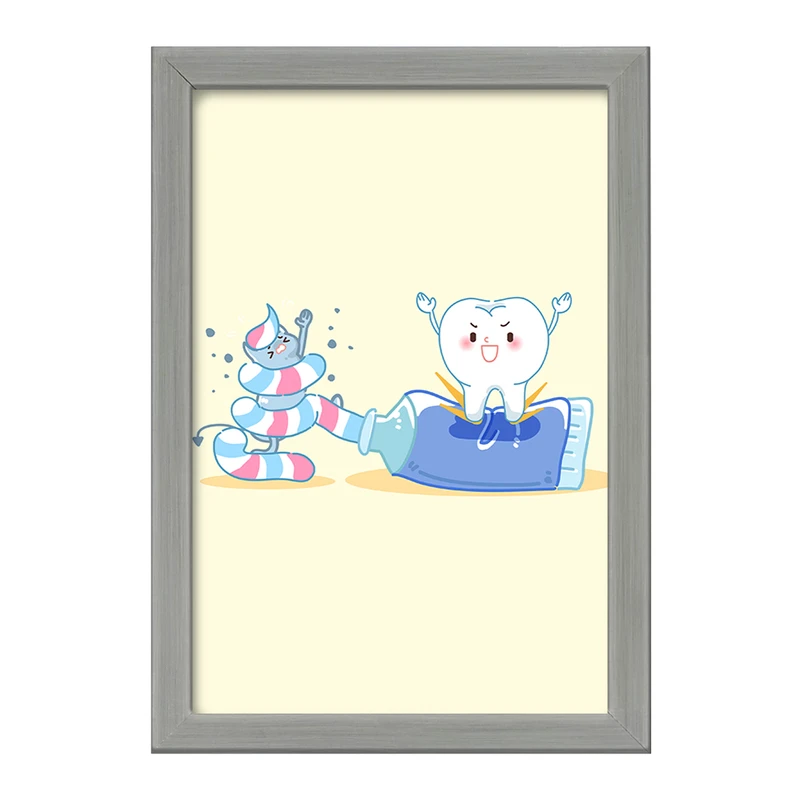 تابلو خندالو طرح دندان و دندان پزشکی کودکانه کد 36714