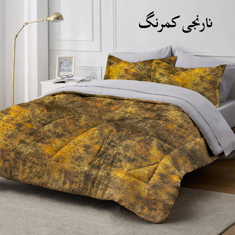 سرویس روتختی نوپه هوم مدل مخمل پتینه 1028  دو نفره 6 تکه