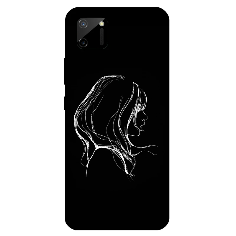 کاور مگافون طرح دخترانه مدل 7766 مناسب برای گوشی موبایل ریلمی C11 2020