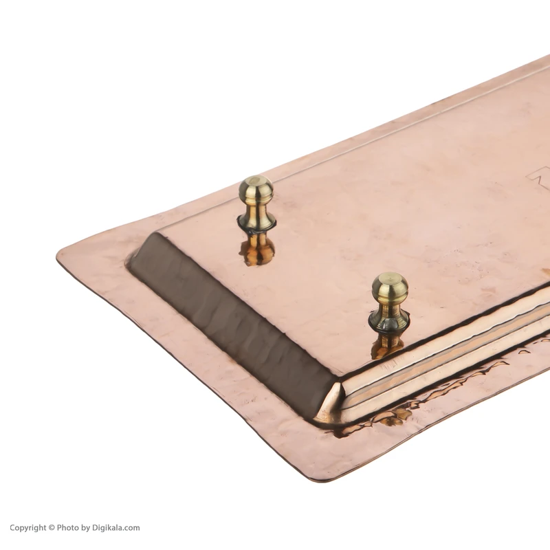 عکس شماره 6 : رولت خوری مسی مس زنجان مدل پایه دار کد 004