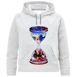 هودی دخترانه مدل ساعت شنی W64