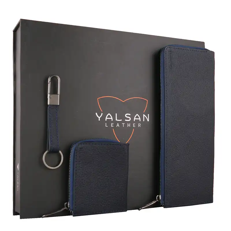 ست هدیه مردانه چرم یلسان مدل   رادمهر 4-RDN-KIA-092-BF
