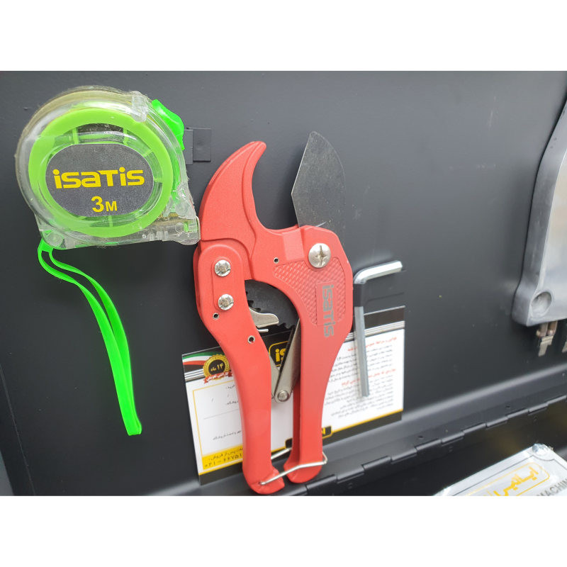 دستگاه جوش لوله پلیمری ایساتیس مدل PIPELDACINE مجموعه 12 عددی