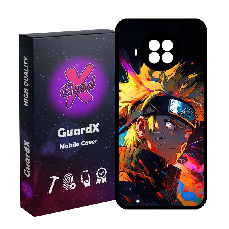 کاور گارد ایکس طرح ناروتو انیمه مدل Glass10689 مناسب برای گوشی موبایل شیائومی MI 10T Lite/Redmi Note 9 Pro 5G/10I 5G