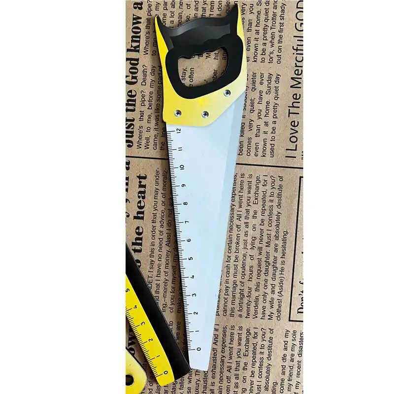 خط کش 12 سانتی متری طرح ابزار آچار و اره مجموعه 3 عددی