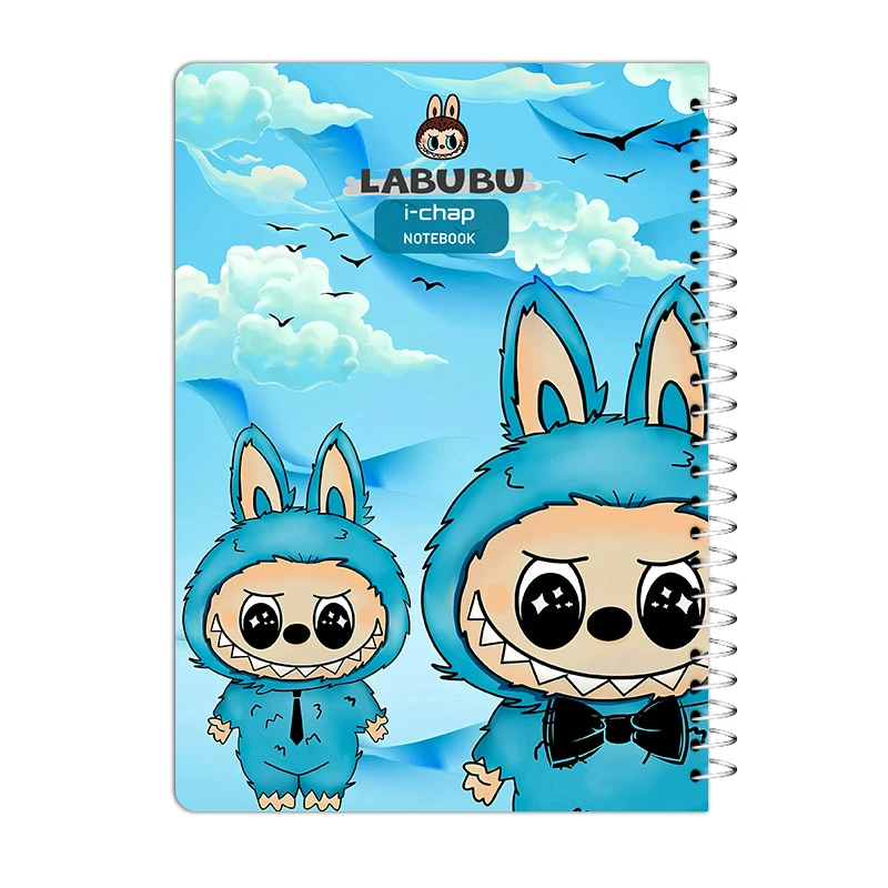 دفتر مشق 60 برگ آی چاپ مدل لبوبو طرح آسمان کد 319