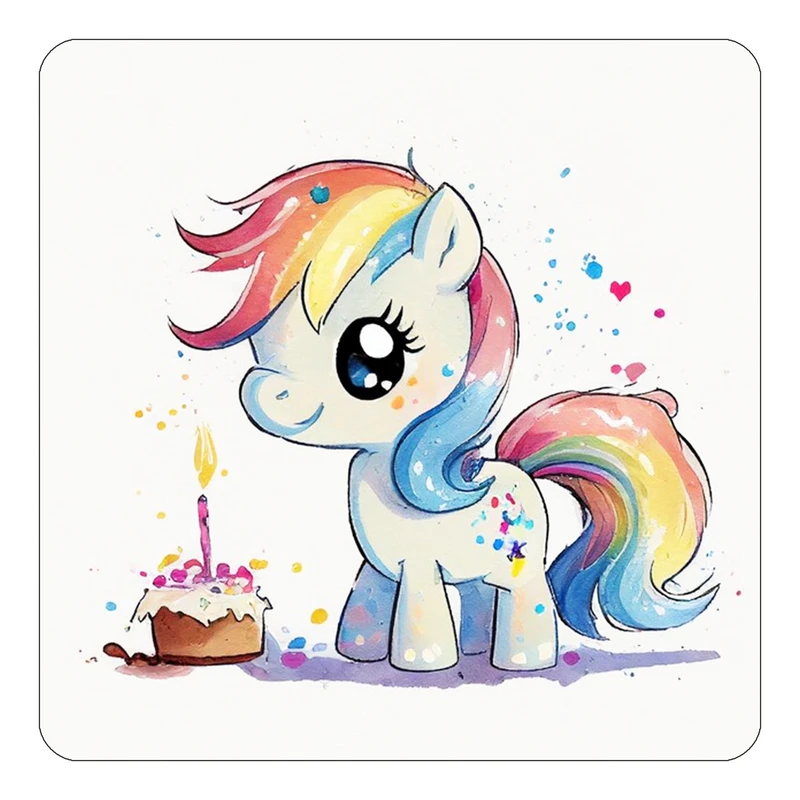 مگنت کاکتی طرح اسب تک شاخ و یونیکورن مدل mp32116