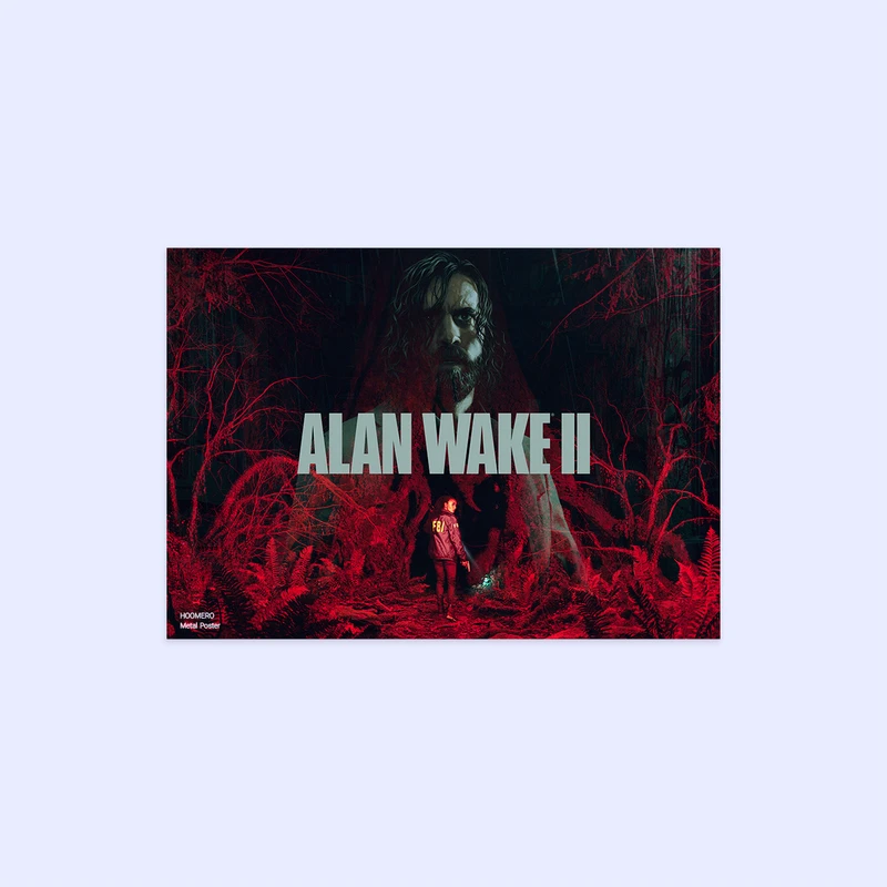 پوستر هومرو مدل فلزی طرح بازی Alan Wake کد PS805