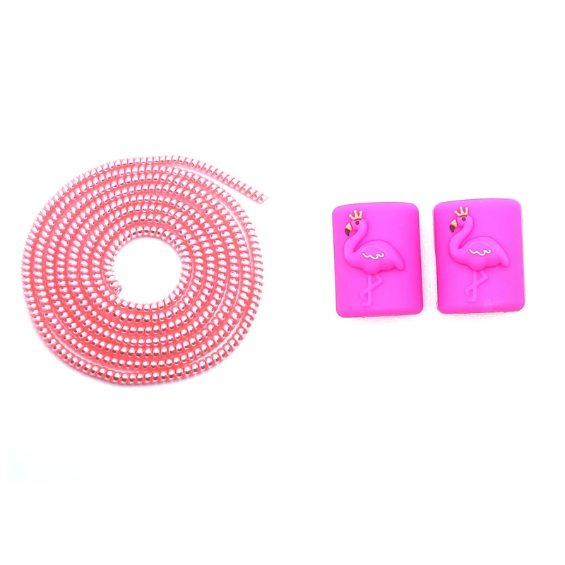 محافظ کابل شارژ و هندزفری مدل Flamingo77 بسته سه عددی