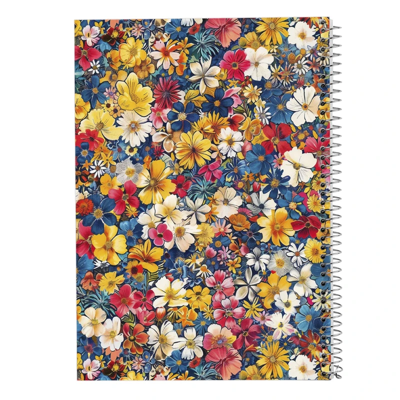 دفتر ژورنال نویسی 50 برگ مدوپد مدل نقطه ای طرح گل کد DF13341