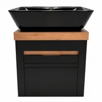 ست کابینت و روشویی مدل SNATOR BLAK 3550
