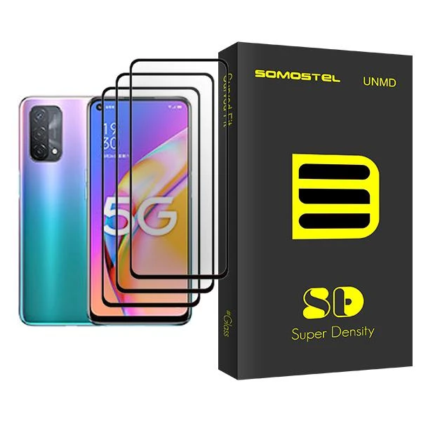 محافظ صفحه نمایش سوماستل مدل SD Glass MIX003 مناسب برای گوشی موبایل اوپو A93 5G بسته سه عددی