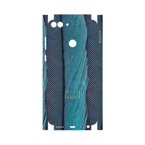 MAHOOT Turquoise feathers-FullSkin Cover Sticker for Huawei P Smart