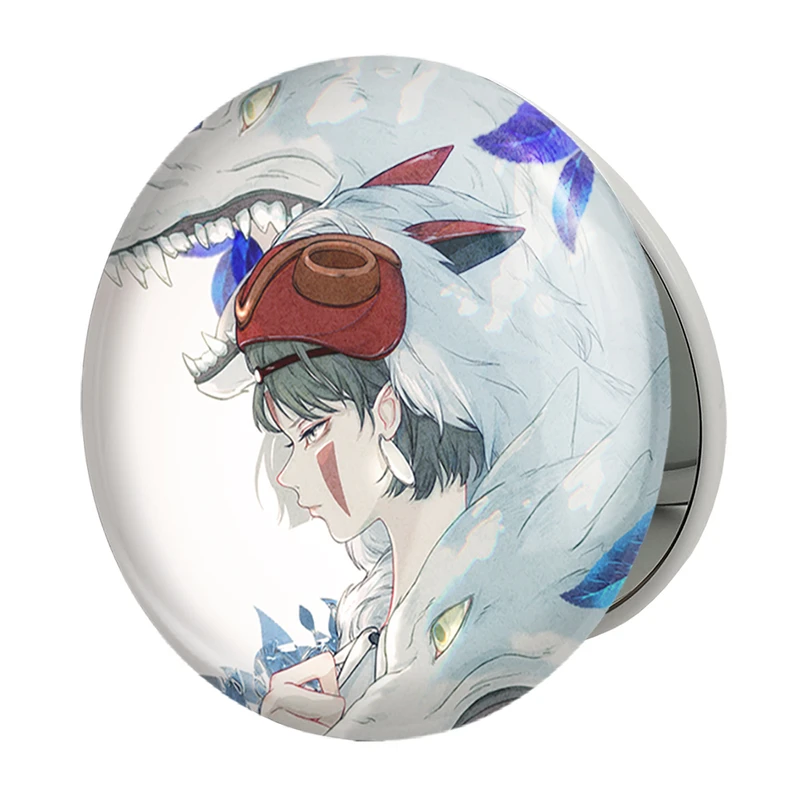 آینه جیبی خندالو طرح سان انیمه پرنسس مونونوکه مدل تاشو کد 34119