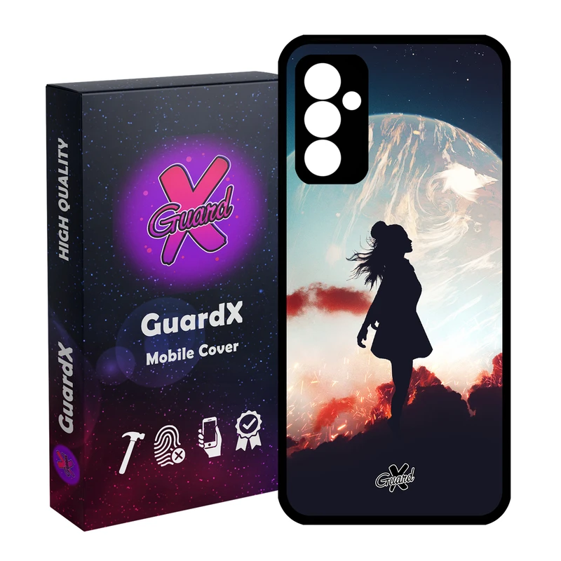 کاور گارد ایکس طرح دختر مدل Glass10195 مناسب برای گوشی موبایل سامسونگ Galaxy A54 / A54 5G