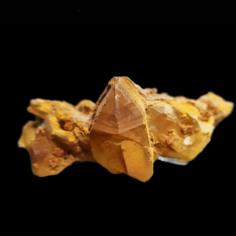 سنگ راف کوارتز مدل فانتوم سیترین کد Q718