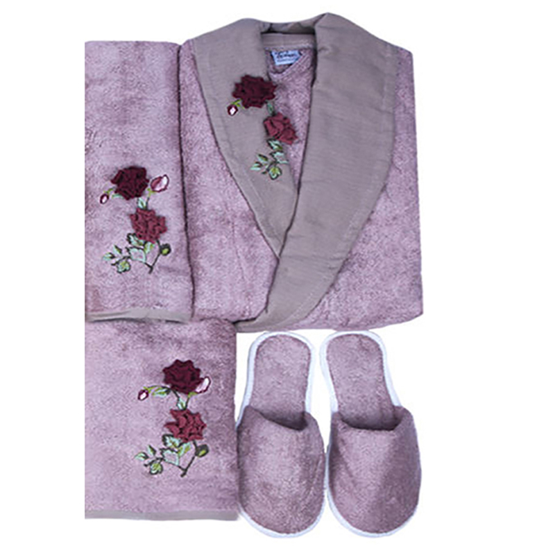 سرویس حوله پالتویی 4 تکه مدل Stylish