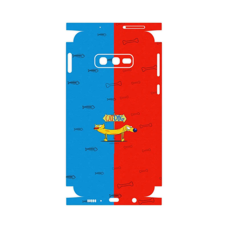 برچسب پوششی ماهوت مدل CatDog-FullSkin مناسب برای گوشی موبایل سامسونگ Galaxy S10e