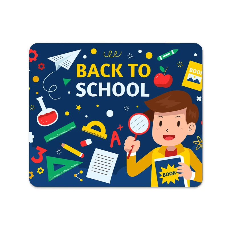 ماوس پد پاد آفرین مدل دانش آموز بازگشت به مدرسه معلم  کد P533 سایز 19*24 سانتی متر
