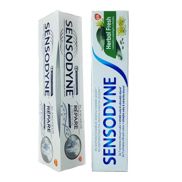 خمیر دندان سنسوداین مدل Herbal Fresh - Whitening حجم 75 میلی لیتر بسته 2 عددی خمیر دندان سنسوداین مدل Herbal Fresh - Whitening حجم 75 میلی لیتر بسته 2 عددی