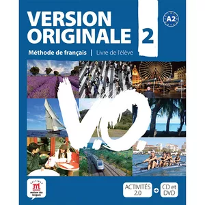 کتاب Version Originale 2 niveau A2 methode de francais اثر جمعی از نویسندگان انتشارات EMDL
