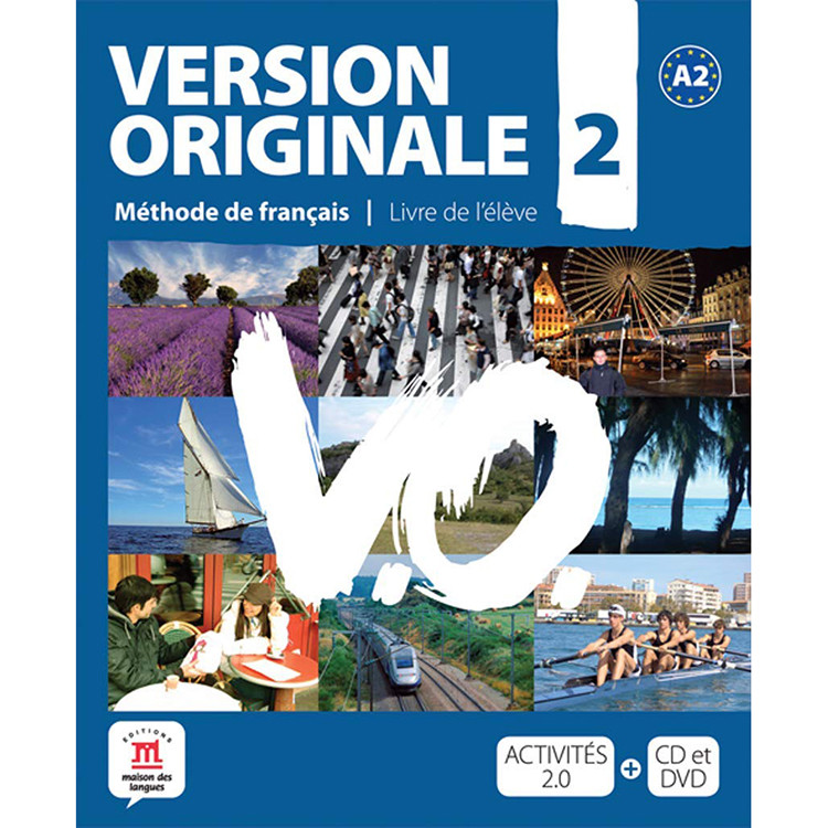 کتاب Version Originale 2 niveau A2 methode de francais اثر جمعی از نویسندگان انتشارات EMDL