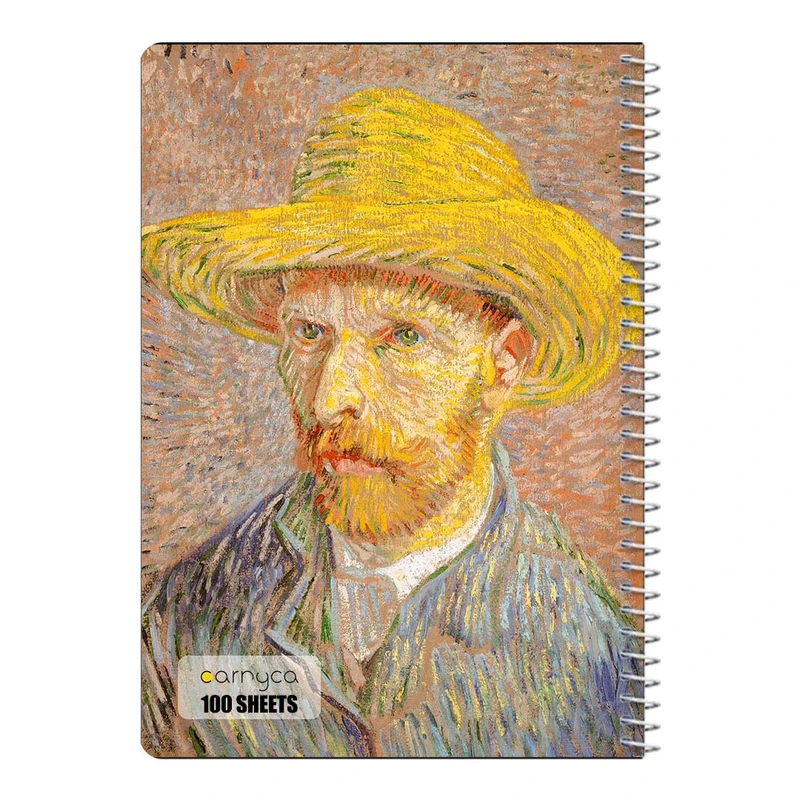 دفتر مشق 100 برگ سیمی کارنیکا طرح نقاشی های ون گوگ Van Gogh Paintings کد 97345