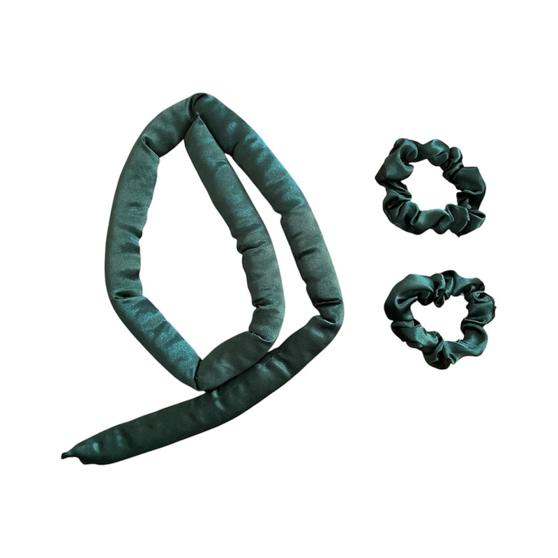 بیگودی مدل کرلی روبان ساتن کد 07 به همراه کش مو بسته 3 عددی