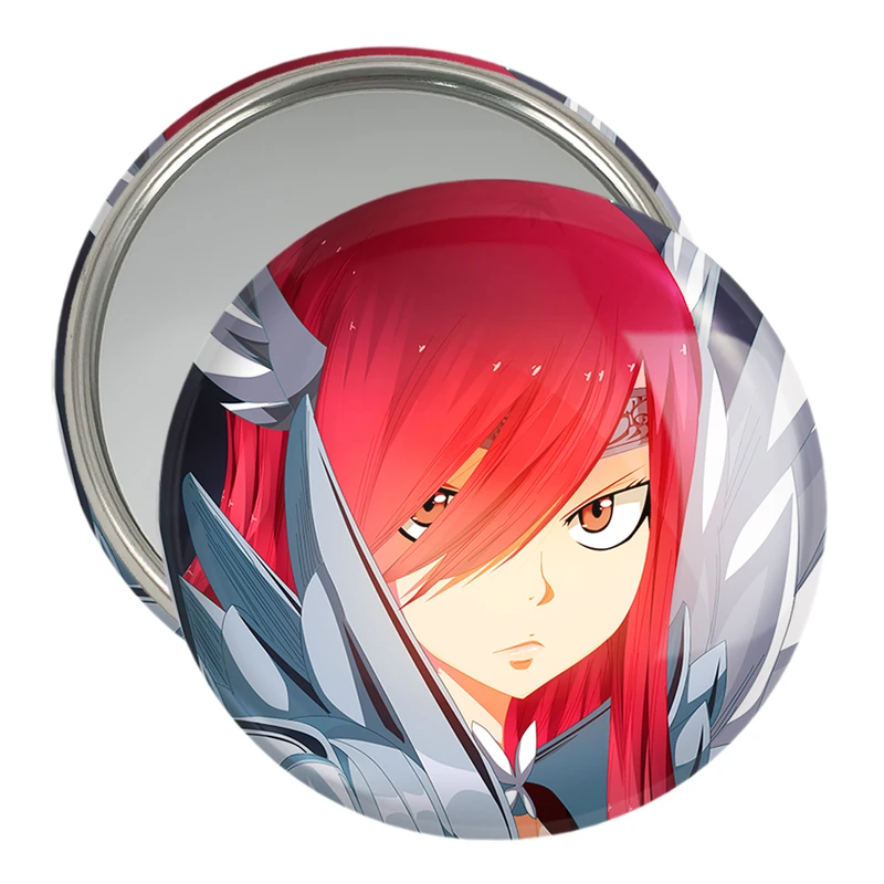 آینه جیبی خندالو مدل ناتسو انیمه فری تیل Fairy Tail  کد 16461