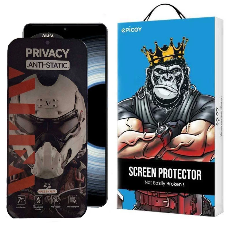 محافظ صفحه نمایش حریم شخصی اپیکوی مدل Alpha مناسب برای گوشی موبایل شیائومی Redmi K50 Ultra/ K50 Gaming/ K50 Pro/ K50 5G