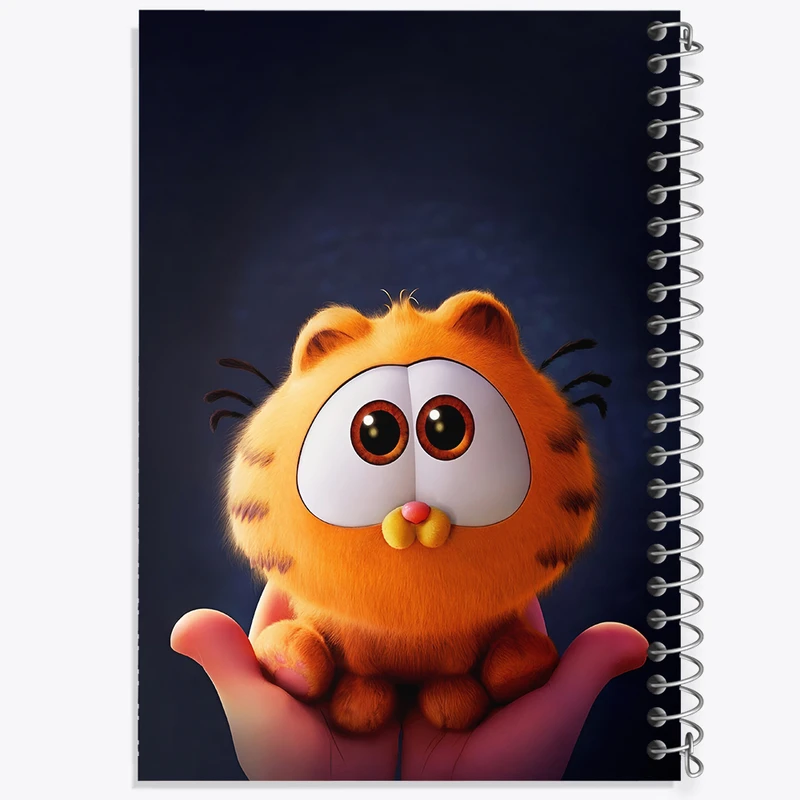 دفتر شطرنجی 50 برگ خندالو طرح گارفیلد (Garfield) کد F8315