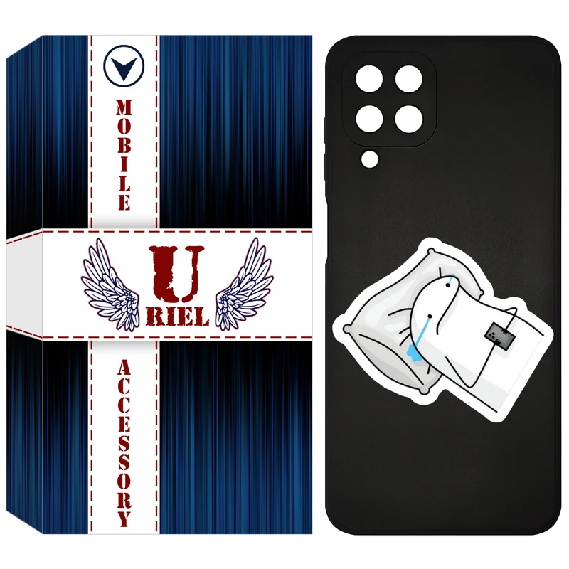 کاور یوریل قاب مدل KSH کد 81 طرح غمگین مناسب برای گوشی موبایل سامسونگ Galaxy M33