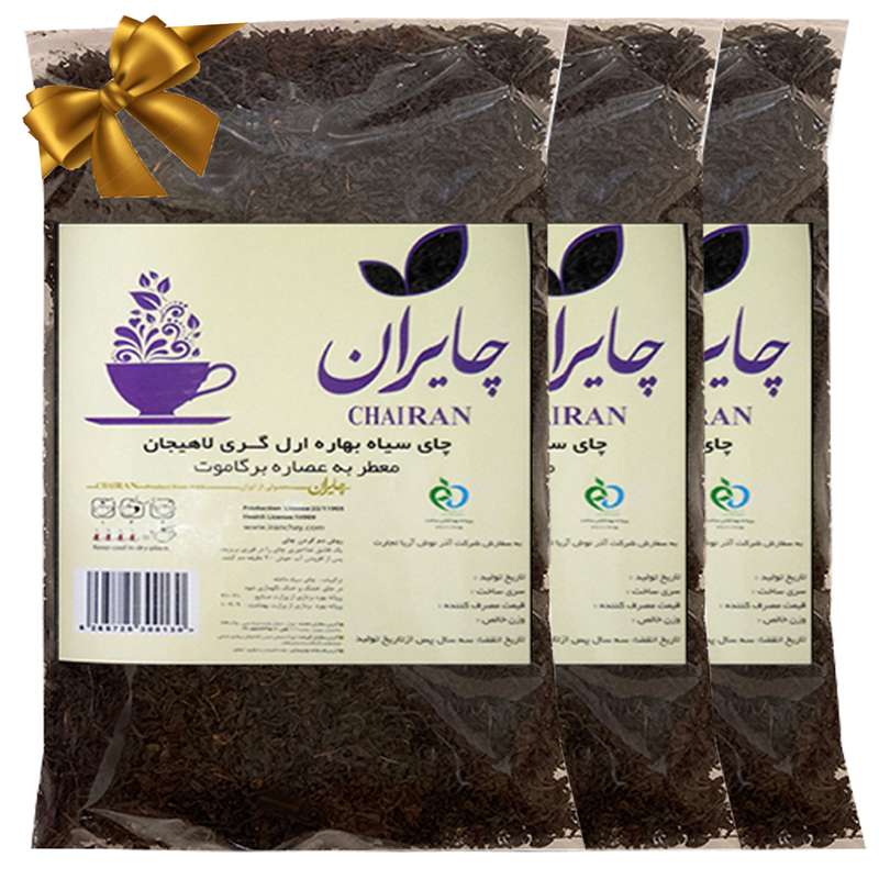چای ایرانی سیاه شکسته معطر به عصاره برگاموت - 1200گرم بسته 3 عددی