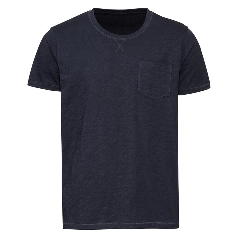 تی شرت آستین کوتاه مردانه لیورجی مدل ساده کد SimNB202 رنگ سرمه ای