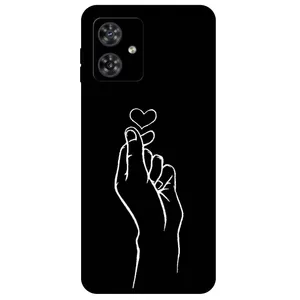 Megafone Heart 7769 Cover For Motorola Moto G54 5G