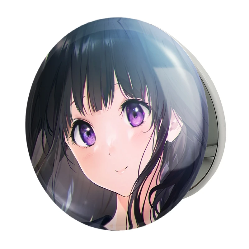 آینه جیبی خندالو طرح چیتاندا انیمه هیوکا Hyouka مدل تاشو کد 17053 