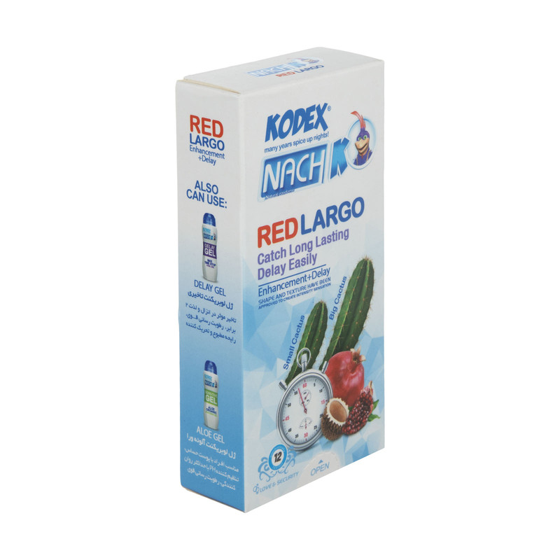 کاندوم ناچ کدکس مدل Red Cactus مجموعه 2 عددی کاندوم ناچ کدکس مدل Red Cactus مجموعه 2 عددی