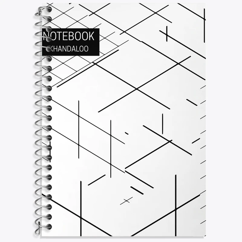 دفتر لغت 50 برگ خندالو طرح مدرن کد N191