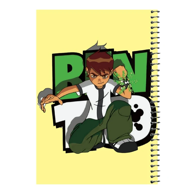 دفتر مشق 80 برگ اس جی مدل بن تن کد ۶    