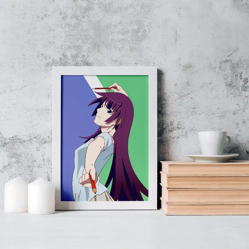 تابلو خندالو مدل سنجو گاهارا انیمه مونوگاتاری کد 16218