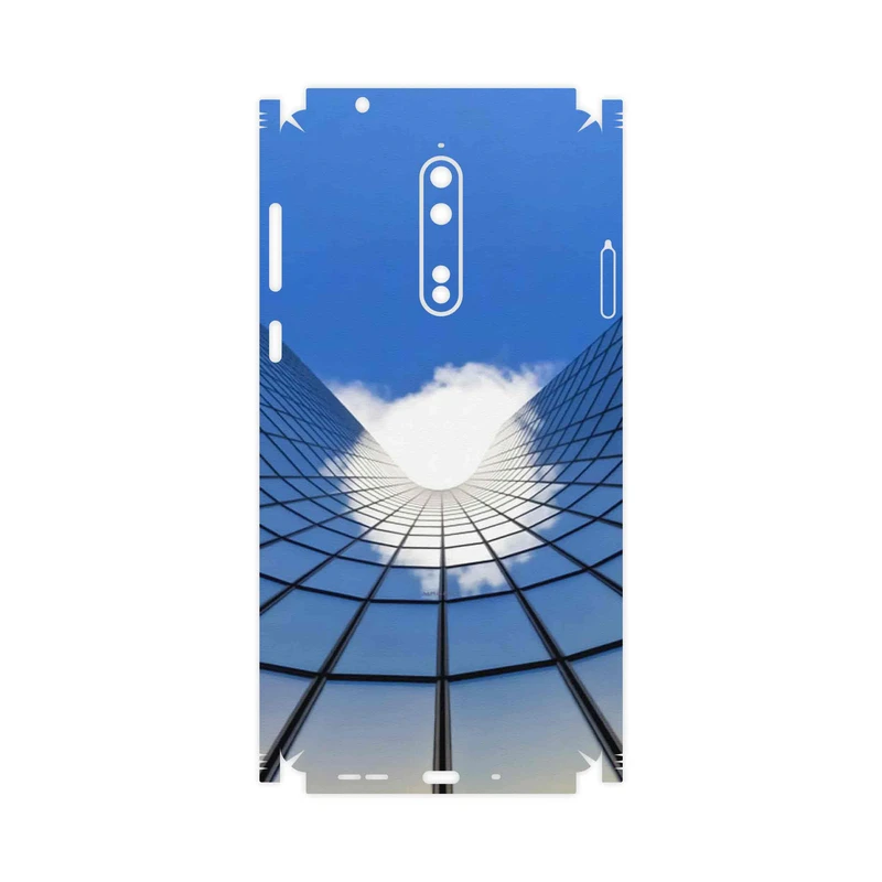 برچسب پوششی ماهوت مدل Glass skyscraper-FullSkin مناسب برای گوشی موبایل نوکیا 8