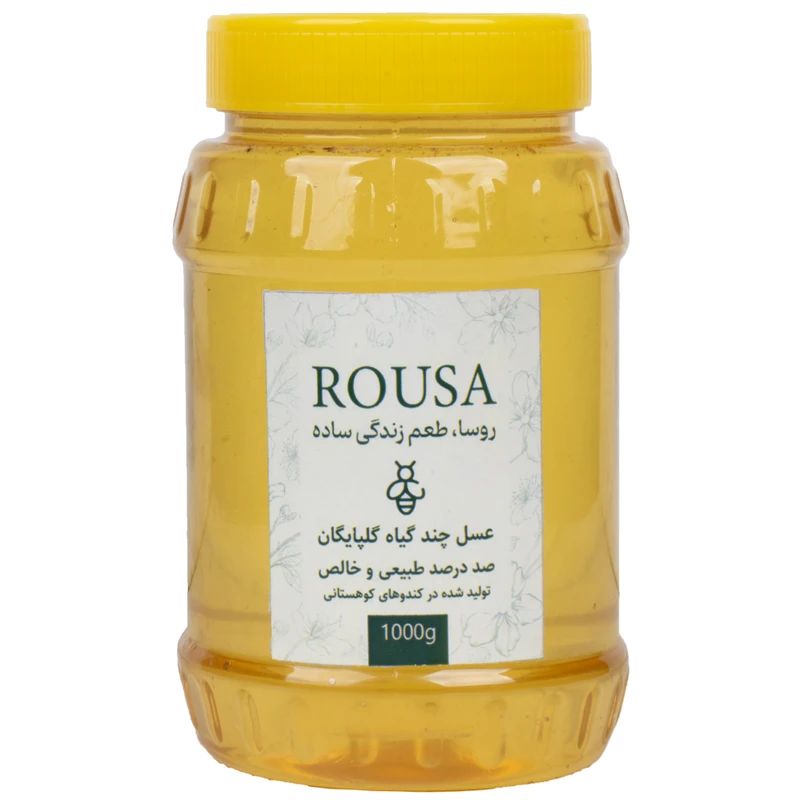 عسل طبیعی چندگیاه گلپایگان - 1000 گرم